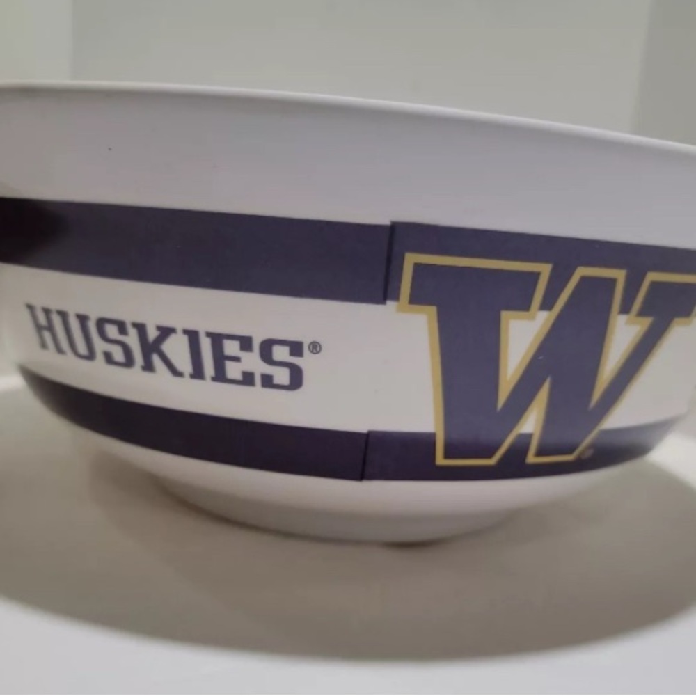 (12)Melamine Washington Huskies Party bowl